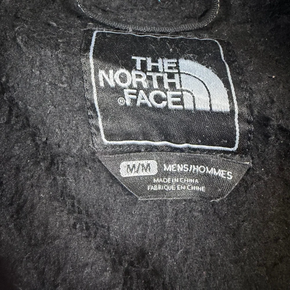The North Face Mens Black Denali Fleece Full Zip Jacket Mixed Media M